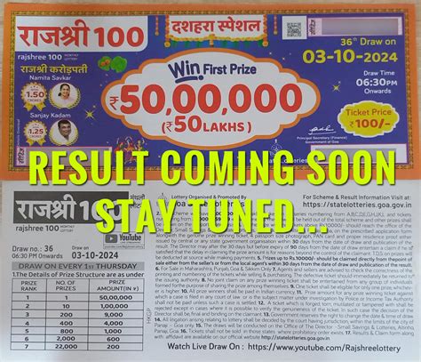 rajshree 100 monthly lottery|Rajshree Lottery Result Today – Check now! .